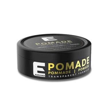 Elegance Transparent Formula Hair Pomade Hair Wax Super Strong Hair Hold Provides Brilliant Hair Shine, Weightless Feel, and Uplifting Scent for Mens Hair 4.73 Oz