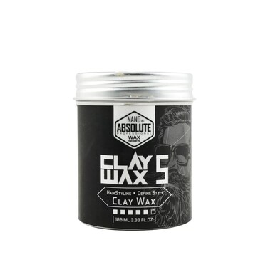 nano absolute clay wax 5 define style, 1.5 Pound (Pack of 3), Black
