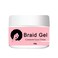 Braid Gel, Twist Lock Edge Control Gel for Hair Defining, Curly Hair Favorite, No White Residue, Extreme Hold &amp; Reduces Frizz for Braids, Locs, Twists, Cornrows, Wavy or Kinky Hair, 100g