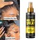 Brzeaf Lace Melting Spray and Holding Spray(120ml), Extreme Hold &amp; Glueless, Melting Spray for Lace Wigs, Strong Natural Finishing Hold, Dries Quickly, Wig Melting Spray &amp; Hair Adhesive for Wigs
