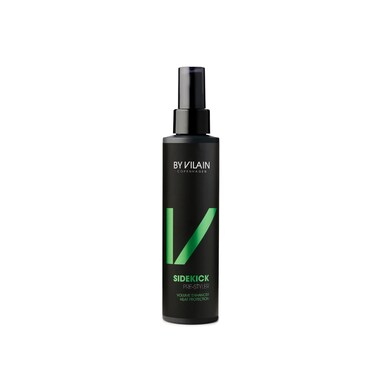 By Vilain Sidekick Pre Styling Hair Spray - Professional Hair Grooming Volume Enhancing Primer Heat Protectant, Lifts &amp; Texturizes for Instantly Thicker, Fuller Looking Hair Thickening Volumizer 155ml