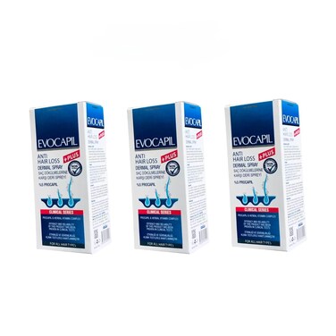 NEW 3 LOT EVOCAPIL PLUS AFTER HAIR TRANSPLANT SPRAY (3x60ML) Anti Hair Loss Dermal Sprey Effective in Hair Loss Hair Spray. Procail 5%