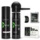 Hair Building Fibers Set, USTAR 5 in 1 Hair Fibers for Thinning Hair and Hair Fiber Spray, Natural Hair Filler Instantly Conceals Hair Loss, Hair Powder for Women &amp; Men 27.5g (Black)