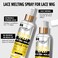 8.45 fl oz Lace Melting and Holding Spray Glue-Less Hair Adhesive for Wigs, Lace Bond Adhesive Spray Wig Spray for Closure Wigs Closure Front Extensions, Strong Natural Finishing Hold with Control