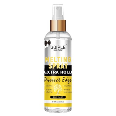 8.45 fl oz Lace Melting and Holding Spray Glue-Less Hair Adhesive for Wigs, Lace Bond Adhesive Spray Wig Spray for Closure Wigs Closure Front Extensions, Strong Natural Finishing Hold with Control