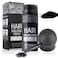 Hair Building Fibers for Thinning Hair with Spray Applicator Pump Nozzle - Natural &amp; Undetectable,Instantly Thicker Fuller Hair Conceals Hair Loss 30 Sec,4 Shades for Men &amp; Women,27.5g (Black)