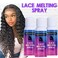 Lace Melting and Holding Spray Glue-Less for Wigs, Lace Bond Adhesive Spray Wig Spray Fast Drying, No Residue Strong Natural Finishing Hold Wig Glue Spray, Long Lasting Lace Melt Spray