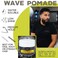 Vemofoper GZE rosemary wave pomade 360 Waves Hair Cream, Waves Grease for Men, Strong Hold, 360 Wave Training Wave Butter for Layered Waves, Moisture, Control and Silky Shine, Black