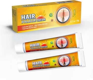 TKTT Folliculitis Cream, Folliculitis Treatment Cream, Effective Treatment for Scalp Folliculitis Body,Face, Professional Treatment Folliculitis,20g*2pcs
