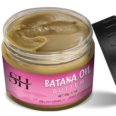gowwim Batana Oil - Pure, Natural Hair Oil for Growth and Against Loss, Promotes Regrowth, 60g/2.1Oz