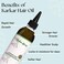 Karkar Hair Oil - Natural and Nourishing Formula for Healthy Hair Growth and Scalp Care - Boost Shine, Strength, and Volume - 100% Pure and Organic Hair Growth Oil - 8.5 OZ