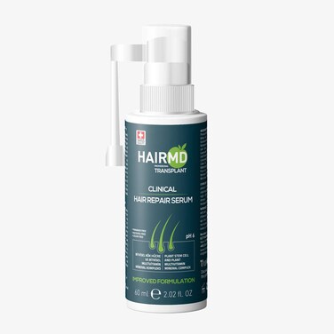 Transplant Clinical Repair Serum - 60ml Hair Regrowth Serum - Prevents Post-Transplant Hair Loss - Stimulates New Hair Growth - Fast and Effective Results - Gentle Formula
