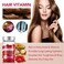 Hair Vitamins Treatment Oil Capsule - no Rinse with Argan Macadamia Avocado Oils - Vitamins A C E Pro B5 - Hair Serum Oil Capsule for Women &amp; Men - 40 Capsules, Red