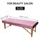 50PCS Massage Table Sheets Disposable Non Woven SPA Bed Cover Breathable Polypropylene Fabric 31" x 70" Thin, Not Waterproof （Pink）
