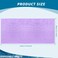 50 Pieces 31 x 70 Inches Disposable Bed Sheets Waterproof Bed Cover Massage Table Sheet Non-woven Fabric for Spa, Beauty Salon, Hotels (Purple)