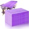 50 Pieces 31 x 70 Inches Disposable Bed Sheets Waterproof Bed Cover Massage Table Sheet Non-woven Fabric for Spa, Beauty Salon, Hotels (Purple)