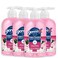 Germ-X Antibacterial Hand Soap, Moisturizing Liquid Hand Wash for Kitchen or Bathroom, pH Balanced &amp; Dermatologist Tested, Jasmine &amp; Cherry Blossom, 12 oz Pump Bottle (Pack of 4)