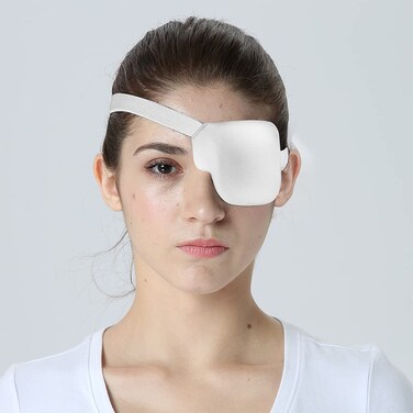 3D Eye Patch - 2nd Generation (White) (Left Eye)