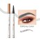 Eyebrow Pencil-Eyebrow Microblading Pen-Eye Makeup Eyebrow Pen-Liquid Waterproof Eyebrow Pencil-Natural Looking Brows Makeup-03#Grey color