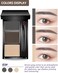 Eyebrow Powder Makeup Kit-3 Colors Eye Brow Powder Palette Long-Lasting Waterproof, Grey Brown Series Brow Filler, Fill &amp; Sculpt Full Eyebrows for Women, With Mirror, Brow Brush &amp; Razor-Set 03