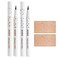 AIUEO 2 Colors Fake Freckles Faux Freckles Pen Natural Lifelike Freckle Pen Waterproof Long Lasting Face Faux Freckle Pen Makeup (Light Brown+Natural Coffee)