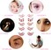 Reusable Gel Eye Ice Pack, Cooling Eye Pad, Hot ＆ Cold Treatment for Eye Strain, Eye Swelling, Eye Redness, Puffy Eyes, Dark Circles, Smooth Fine Lines, and Eye Recover Surgery. (Pink ＆ 10PCS)