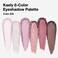 Kaely 6 Color Mini Pink Rose Gold Eyeshadow Palette Makeup, Highly Pigmented Eye Shadow Palette Waterproof, Matte Shimmer Eye Shadow Palette, paleta de sombras de ojos, Vegan &amp; Cruelty-free, 04