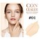 Full Coverage Concealer Kit with Brush - Hydrating Waterproof Concealer for Dark Circles, Acne, Blemishes, Pores and Spots (#01)