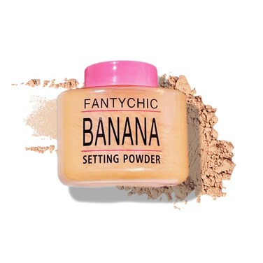Soft Focus HD Loose Powder ，Lightweight, Long-Lasting Makeup for a Flawless Look ，Face Powder Makeup &amp; Setting Powder，Banana Setting Power (Deep, 1.48OZ)