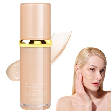 Bio 4 In 1 Foundation Liquid - Hydrating Medium Concealer with SPF 50+ Inspired, Longwearing &amp; Waterproof, Korean Makeup