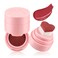 Boobeen Liquid Blush for Cheeks, Buildable &amp; Blendable Face Blusher, Cheek Stamp Blush with Heart-shaped Applicator, Lightweight Air Cushion Blush for Velvet Matte Finish