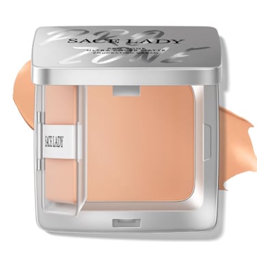 SACE LADY Ultra Cover Powder Foundation Makeup, Lasting Waterproof Full Coverage Foundation Cream With Mirror for Face Make Up 0.30Oz (Natural Beige, 0.30Oz)