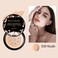 Mushroom Head Air Cushion CC Cream Foundation Cover Concealer Makeup Moisturizing Brightening Pigment Liquid Foundation, Even Skin Tone Makeup Base BB (#Nude)