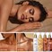 Body Shimmer Oil Bronze Gold 4 Color Face Brighten Body Luminizer Glow For Face &amp; Body, Summer Glow Highlighter Liquid Illuminator Body Makeup Glitter Body Oil with Brush (#3, 2.8 Fl Oz)