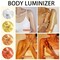 Body Shimmer Oil Bronze Gold 4 Color Face Brighten Body Luminizer Glow For Face &amp; Body, Summer Glow Highlighter Liquid Illuminator Body Makeup Glitter Body Oil with Brush (#3, 2.8 Fl Oz)
