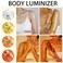 Body Shimmer Oil Bronze Gold 4 Color Face Brighten Body Luminizer Glow For Face &amp; Body, Summer Glow Highlighter Liquid Illuminator Body Makeup Glitter Body Oil with Brush (#3, 2.8 Fl Oz)
