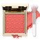 Boobeen Powder Blush Palette Matte Blush for Cheek Makeup, Lightweight Highly Pigmented Blush Compact for Face, Buildable Natural Flushed Look