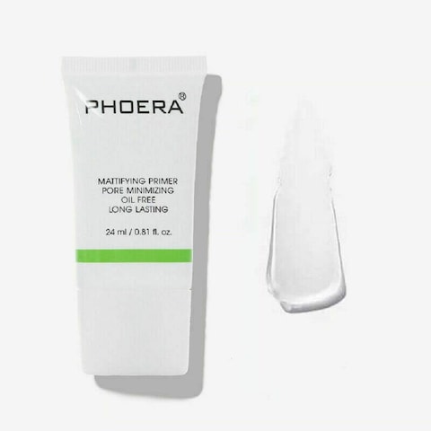 AQUAPURITY PHOERA FACE PRIMER Flawless Matte Finish Face Makeup Primer Oil Control Full Coverage Make Up Base beauty blender Long Lasting Moisturizing Pores Minimiser &amp; Wrinkle Filler (24ml)