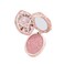 Flower Knows Strawberry Rococo Embossed Blush,Pink Matte Finish,Buildable &amp; Blendable Makeup Blush for cheeks,Soft &amp; Long-lasting for Girls &amp; Women(03 Classic Ballet, 5g)
