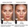 evpct 2Pcs Face Cream Makeup Highlighter Highlight Contour Stick Pearl White &amp; Gold Glitter Contouring Highlighter Makeup Stick and Contour Illuminator Highly Piamented Long Lasting Skin Brighten 9+12