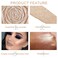 evpct Champagne Gold Face Highlighter Makeup Shimmer Glitter Diamond Sparkly Highlighters Makeup Palette Powder for Face Body Cheek Skin iluminadores iluminador de jos maquillaje luminizers 03