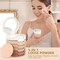 5 Colors Long-Lasting Lightweight Multi-layer Matte Loose Setting Powder Pressed Face Makeup Concealing Shading Powder Foundation for All Skin Tones, Minimizes Fine Lines &amp; Imperfections