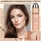 AIUEO Magic Minerals Airbrush Foundation Makeup Silky Mist Spray Foundation Makeup Airbrush Flawless Setting Spray Foundation for Mature Skin-Natural