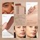 Foundation Stick, Built-in Foundation Brush, Contour Stick Makeup, Long-Lasting Waterproof Natural Velvet Matte Foundation