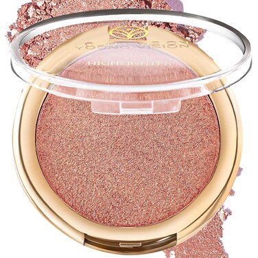 YOUNG VISION Baked Highlighter Powder Palette, Sheer Pearl Shimmer Shades for Face Highlighter Makeup, Highly Pigmented Iluminadores de Maquillaje, 0.19 Oz(Pack of 1)