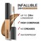 2PC Foundation Makeup&amp;Liquid Concealer,Naturally Liquid Foundation,Full Coverage Mattle Oil-Control Concealer,Multi-Use Makeup Concealer for Acne,Dark Circles(A101+101, 30ml+3ml)