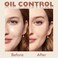 Kaely Oil Control Face Pressed Powder,Perfection Matte Compact Powder,Long Lasting Waterproof Finishing Powder Makeup,polvo compacto de maquillaje,Lightweight,Vegan,120 Vanilla