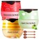 3 PCS Lip Balm Honey Pot, Honey &amp; Apple Lime &amp; Watermelem Lip Mask Vitamin E &amp; Moisturizing Propolis Sleeping Lip Mask Prevention Dry and Cracked Lip Scrubs Exfoliator, Christmas Gifts
