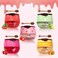 5PCS Bee Lip Balm Honey Pot，Honey&amp;Strawberry&amp;Watermelon&amp;Cherry&amp;Apple Lip Mask Overnight Propolis Moisturizing Lip Balm Hydrating Prevention Dry and Crack Lip Scrubs Exfoliator Lip Wrinkle Care