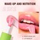 Fat Lip Oil Lip Stain,6 Colors Lip Oil Plumping Lip Glaze, Hydrating Lip Glow Oil,Shiny Transparent Lipstick,Long Lasting Nourishing Fresh Clear Lip Care (6pcs)